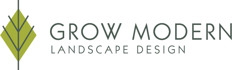 Grow Modern Landscape Design Logo